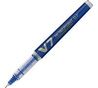Pilot Hi-Tecpoint V7 - Stylo roller rechargeable pointe moyenne 0,7 mm - Bleu