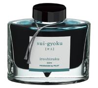 Pilot Ink-50-Su Fountain Pen Ink Iroshizuku Sugyoku Suidama 1.7 FL OZ (50 ml) Encre pilote en verre en verre