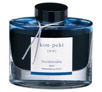 Pilot Iroshizuku Fountain Pen Ink - 50 ml Bottle - Kon-peki Deep Azure Blue (Deep Blue) (japan import)