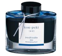 Pilot Iroshizuku Fountain Pen Ink - 50 ml Bottle - Kon-peki Deep Azure Blue (Deep Blue) (japan import)