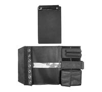 Pilot Kneeboard - Planche d'écriture avec sangle de jambe, porte-bloc avec porte-stylo pour cartes, documents, notes, listes de contrôle, manuels, bureau, extérieur, écriture portable pour l'aviation