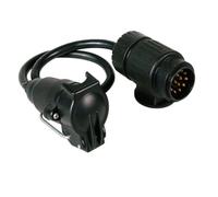 Pilot LA_38991 Adaptateur pour remorque Prise mâle à 13 Broches vers Prise Femelle à 7 Broches