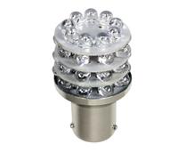Pilot LA_58441 Ampoule BA15S, 12 V, 36 W, avec LED rouge