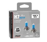 Pilot Lampadina H7 Alogena 100W 12V 2PZ Luce Bianca 4500K Bianco Froid Px26d