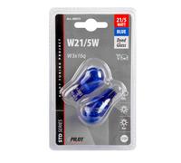 Pilot Lampadine Halogene T20 12V W21/5W Verre Bleu 21W Blanc Froid 2 pz