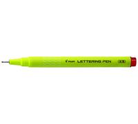 Pilot Lettering Pen Fine Rouge stylo-feutre - stylos-feutres (Rouge, 0,3 mm, Blanc)