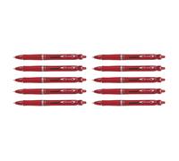 Pilot Lot De 10 Stylos À Bille Acroball Begreen Pointe Moyenne Rouge
