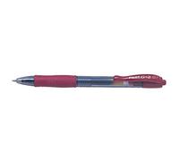 PILOT Lot de 10 Stylos bille à encre gel G2 07 Fun Bordeaux