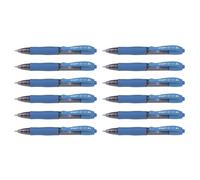 Pilot Lot De 12 Minis Stylo Roller Encre Gel G2 Xs7 Pixie Tracé 0,4 Mm (Bille 0,7mm) Turquoise