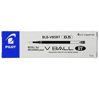 Pilot Lot de 12 Recharge pour Stylos rollers V-Ball 5 RT Bleu