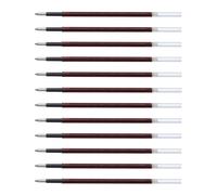 Pilot Lot De 12 Recharges Brfv-10 Pour Stylo Bille Acroball Pointe Moyenne Rouge