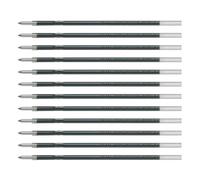 PILOT Lot de 12 Recharges Stylo Bille RFNS-GG Pointe moyenne Noir