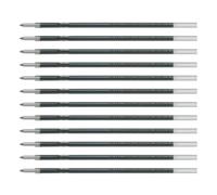 Pilot Lot De 12 Recharges Stylo Bille Rfns-Gg Pointe Moyenne Noir