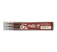 PILOT Lot de 12 Sets de 3 Recharges friXion Ball (BLS-FR7) Marron