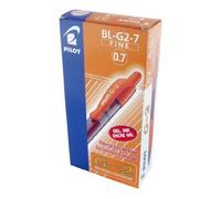 Pilot Lot De 12 Stylo Roller Ball G-2 Fine Couleur Orange