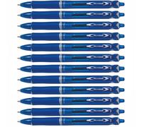 Pilot Lot De 12 Stylos À Bille Acroball Begreen Pointe Moyenne Bleu