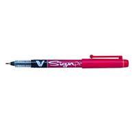 PILOT 11636 Stylo-feutre V Sign Pen écriture moyenne 0,6 mm pointe fibre polyester encre intense liquide niveau visible