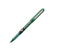 PILOT Lot de 12 Stylos roller V Ball VB7 encre liquide Pte métal Moyenne Vert