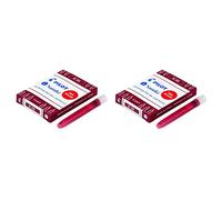 PILOT Lot de 2 Etuis de 6 Cartouches d'encre Namiki IC-50 pour Stylo Capless rouge