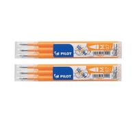 Pilot Lot De 2 Sets De 3 Recharges Pour Roller Frixion Ball Bls-Fr7 Abricot