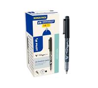 Pilot Pen Stylo-feutre V-Sign Pen pointe moyenne 2 mm Noir – Lot 16+4 offerts