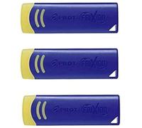 PILOT Lot de 3 Gommes spéciale FriXion bleue