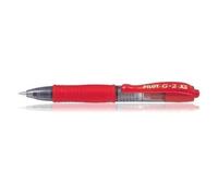 PILOT Lot de 3 Minis Stylo roller Encre gel G2 XS7 PIXIE Tracé 0,4 mm (Bille 0,7mm) Rouge