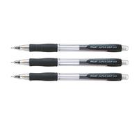 PILOT Lot de 3 Porte-mines Super Grip H-185SL 0,5 mm Corps Noir