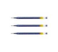 Pilot Lot De 3 Recharges Bls-G2-7 Gel Pour Stylo G2 / Alphagel Pte Moyenne Bleu