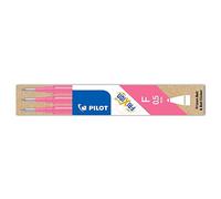 Pilot Lot de 3 recharges pour stylo roller Frixion 2275 BLS-FR5-P-S3 0,3 mm Rose