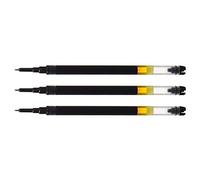 PILOT Lot de 3 Recharges pour stylos rollers V5 RT noir