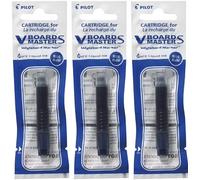 PILOT Recharge pour marqueur V-Board Master encre liquide pointe ogive extrafine 3,5 mm bleue