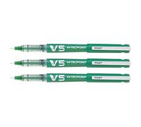 PILOT Roller rechargeable V5 encre liquide Vert Begreen Pointe Fine
