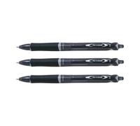 Pilot Lot De 3 Stylos À Bille Acroball Begreen Pointe Moyenne Noir