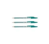 Pilot Lot De 3 Stylos Bille Bp-S-F Pointe Fine Vert