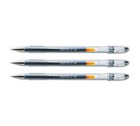 PILOT Lot de 3 Stylos gel G1 (BL-G1-5T-B) 0,5 tracé 0,3mm Noir