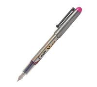 Pilot Pen Stylo plume jetable V-Pen Pro Rose Pointe moyenne 1 stylo