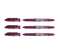 Stylo FriXion Ball pointe moyenne 0.7mm lie de vin Pilot