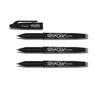PILOT Lot de 3 Stylos roller FriXion Ball 0,7 Noir