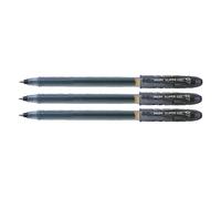 PILOT Lot de 6 Stylos Roller SUPER GEL 07 Pointe Moyenne Noir
