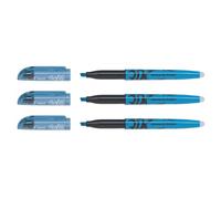 Pilot Lot De 3 Surligneurs Frixion Light Pointe Biseautée Bleu