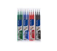 PILOT Lot de 4 sets de 3 recharges 07 Frixion BLS-FR7 assorties: Fournitures de bureau