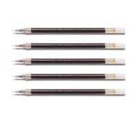 Pilot Lot De 5 Mines De Recharge Pour Stylo À Gel G-Tec-C4 Pointe Extra Fine Noir