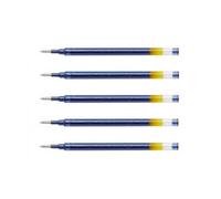 Pilot Lot De 5 Recharges Bls-G2-7 Gel Pour Stylo G2 / Alphagel Pte Moyenne Bleu