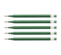 Pilot Lot De 5 Recharges Bls-G2-7 Gel Pour Stylo G2 / Alphagel Pte Moyenne Vert