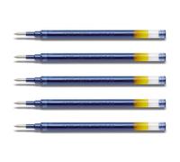 Pilot Lot De 5 Recharges Roller Gel Bls-G2-10 Pointe Large Bleu