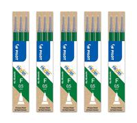 Pilot Lot De 5 Sets De 3 Recharges Frixion Point (Bls-Frp5) Pointe Aiguille Fine Vert