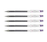 Pilot Lot De 5 Stylos Roller À Encre Gel G-Tec-C4 Pointe Ultra Fine 0,4mm Trace 0,2mm Violet