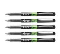 Stylo roller Pilot Greenball à capuchon écriture moyenne - noir