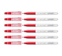 PILOT Lot de 6 Feutres Coloriage Effaçable FRIXION COLORS Pointe Moyenne Rouge